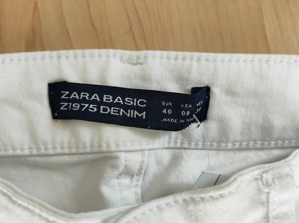 Zara Pantaloni: Mädchen Jeans weiss Zara Gr 40 / 164 – Nuovo (secondo la descrizione) da Münchenstein venduto da sterni_0813 2