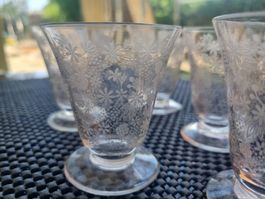 verres baccarat 5 pièces