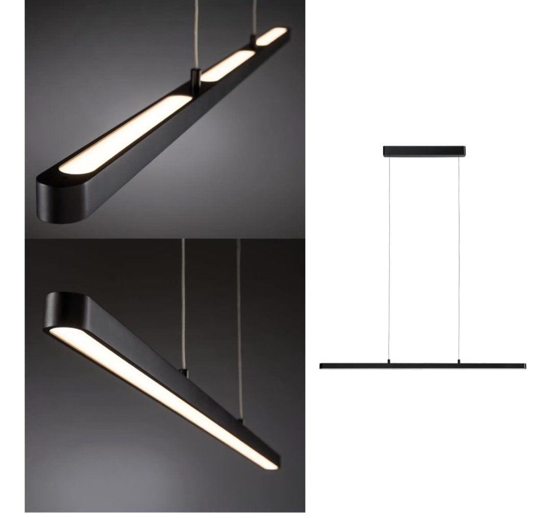 Paulmann Lampadari & plafoniere: Paulmann Lento Pendelleuchte, Schwarz, Dimmbar, Neu! – Nuovo (secondo la descrizione) da Utzenstorf venduto da Audible37 1