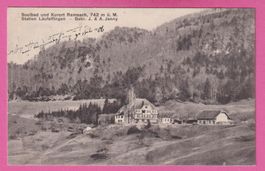 Soolbad und Kurort Ramsach gel 1917 Station Läufelfingen