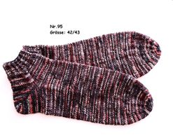 Sneaker – Socken handgestrickt  Gr.42/43  Nr.95
