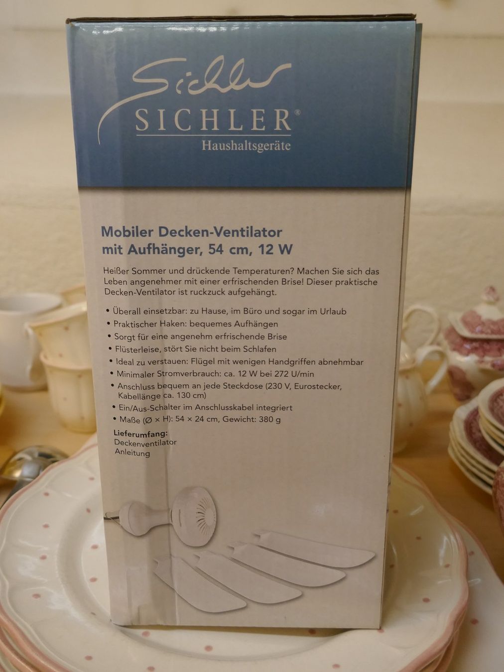 Ventilateurs: Decken-Ventilator von Sichler . 54 cm – Neuf avec emballage d'origine à Zollikofen par Willmac 2