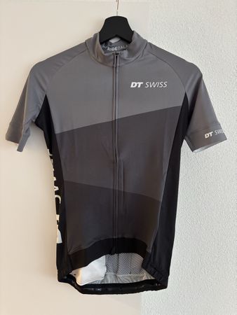 DT Swiss Damen Radtrikot Grau/Schwarz Grösse S