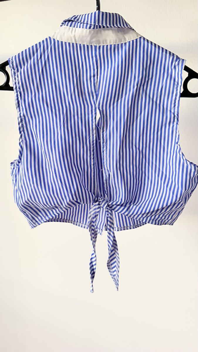Blusen: Damen Bluse gestreift blau weiss Grösse S – Gebraucht aus Jonen von BMWE369 2