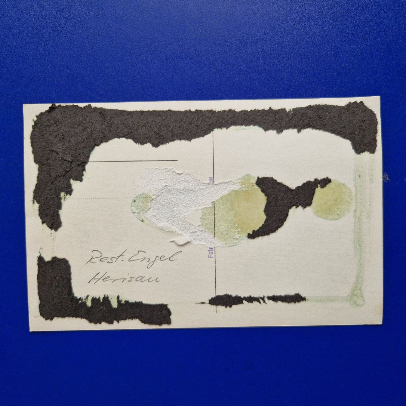 Cartoline postali: Herisau, Rest. Engel – Usato da Flums venduto da Guscha1 1