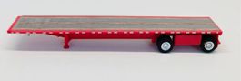48" Spread Axle Flachbetttrailer H.O. Locistics H0 1/87