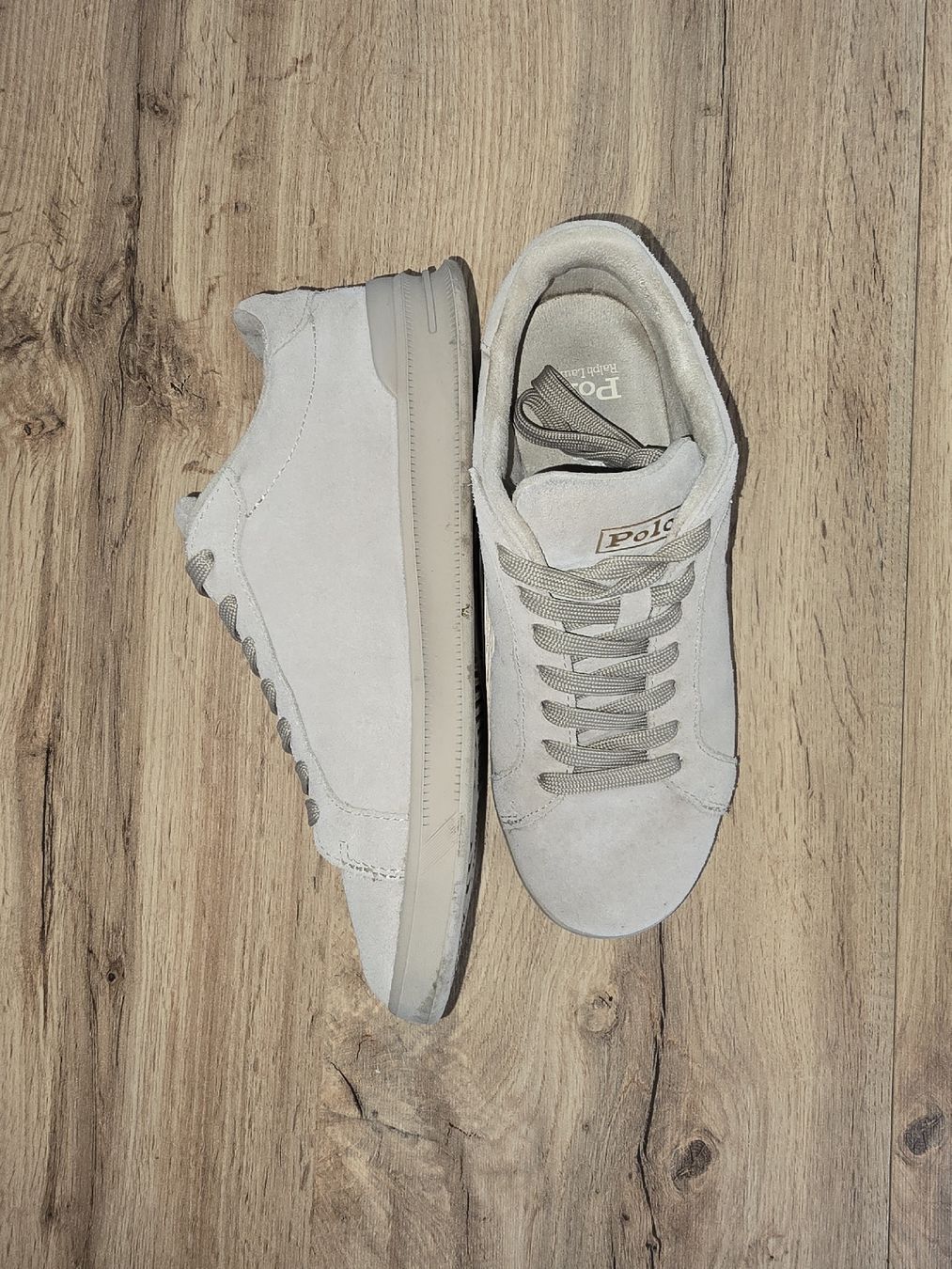 Scarpe da donna: Baskets Polo Ralph Lauren beige daim pointure 39 – Nuovo (secondo la descrizione) da Champagne venduto da LoomiStudio 2