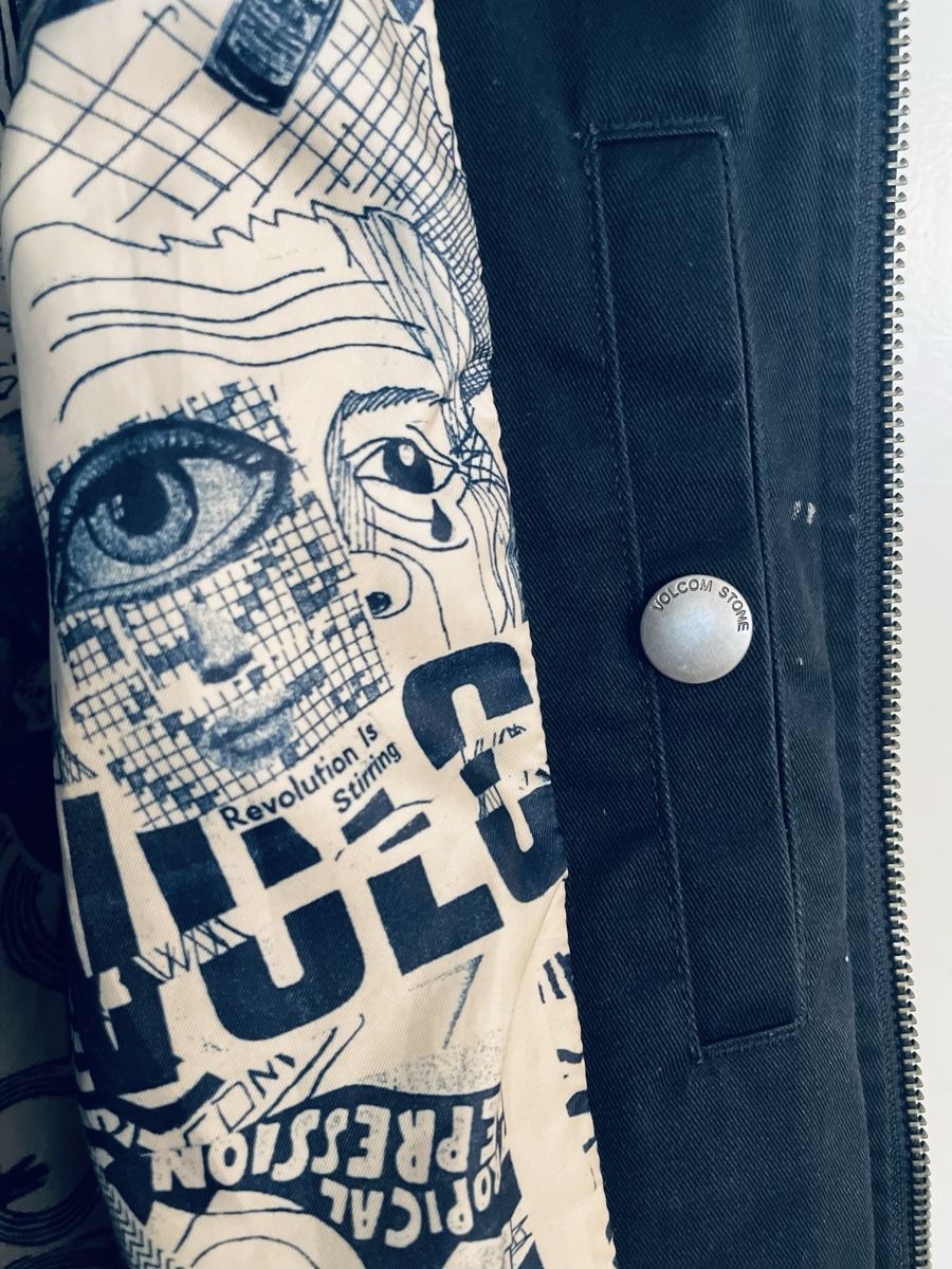 Volcom Jacken: Jacke Volcom Herbst dunkelblau baumwolle – Gebraucht aus Zürich von nat_j5pf 4