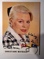 Christiane Maybach Originalautogramm Unter uns