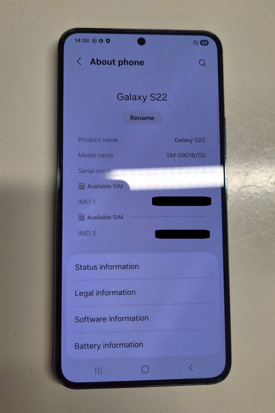 Samsung Telefoni cellulari / Smartphones: Samsung Galaxy S22 256 GB – Usato da Rosshäusern venduto da BlueBlood 2