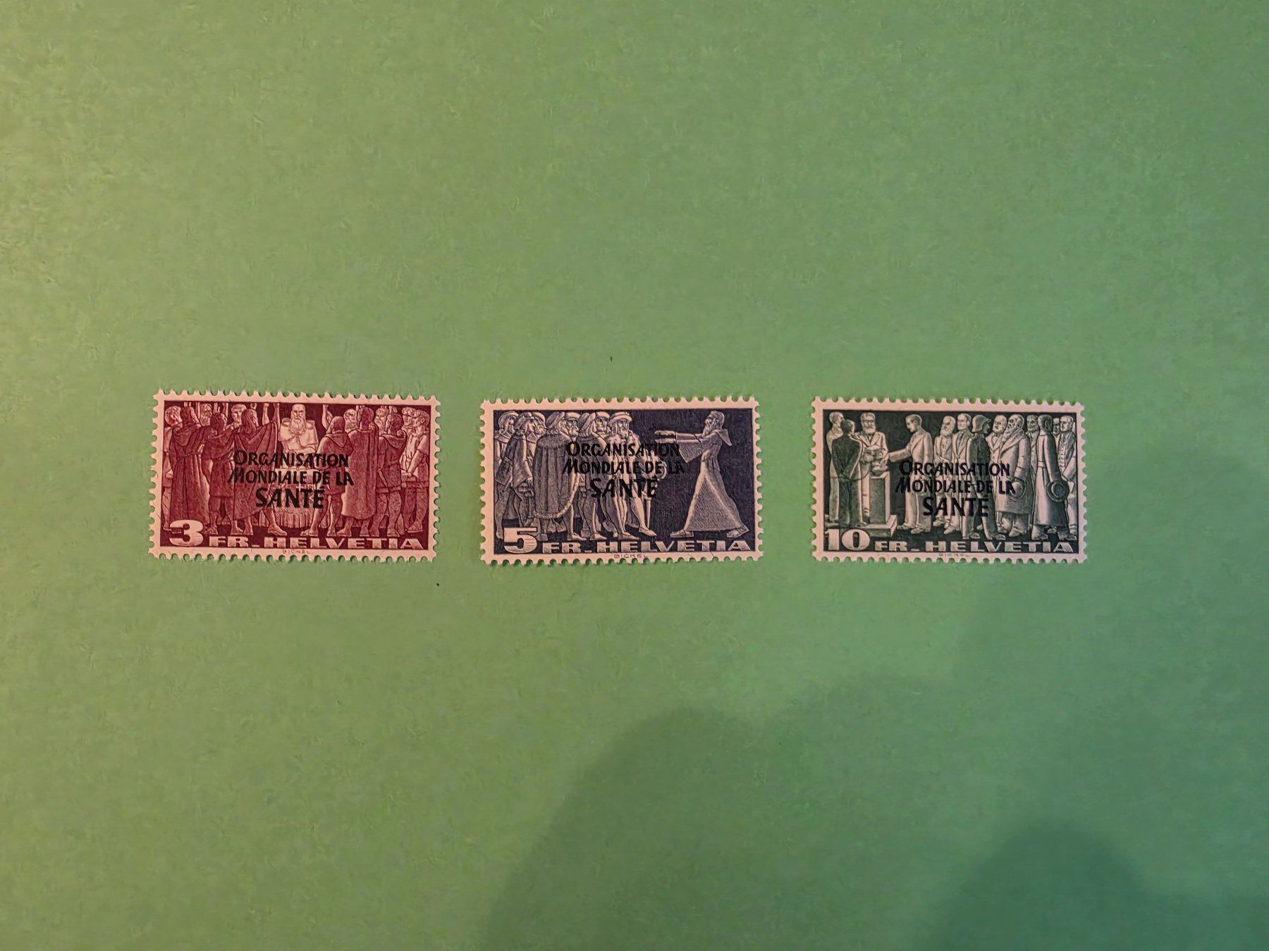 Alle Briefmarken: OMS Nr. 1-25, postfrisch ** – Gebraucht aus Leimbach AG von jaj_89sd 1