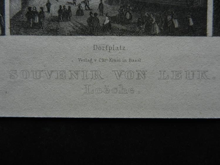 Incisioni: Souvenir von Leuk – Usato da Risch venduto da Rischli15 2