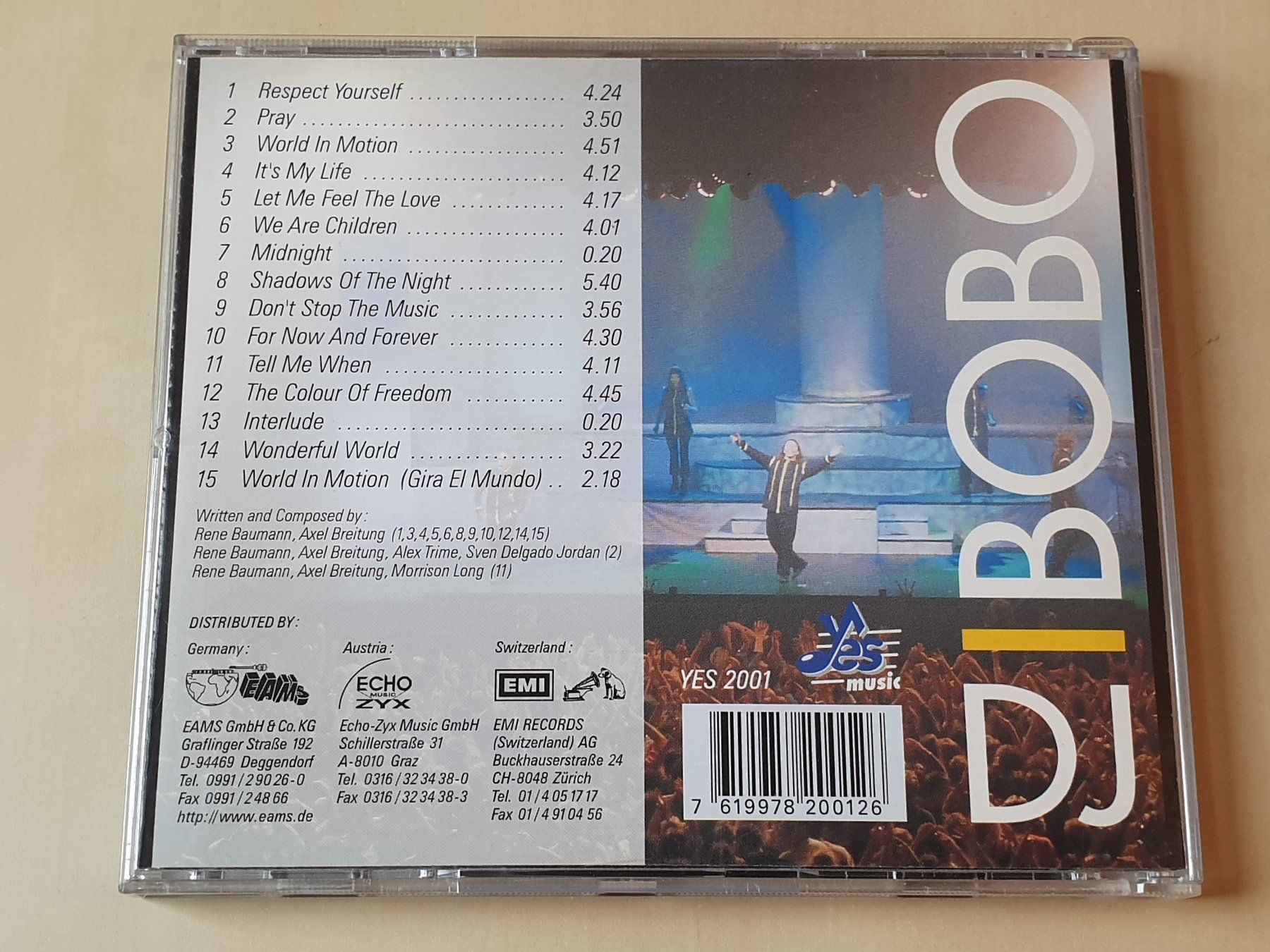 CDs: DJ Bobo World in Motion – Gebraucht aus Stansstad von collectorsshop 1