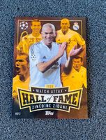 Zinedine Zidane Topps Hall of Fame 