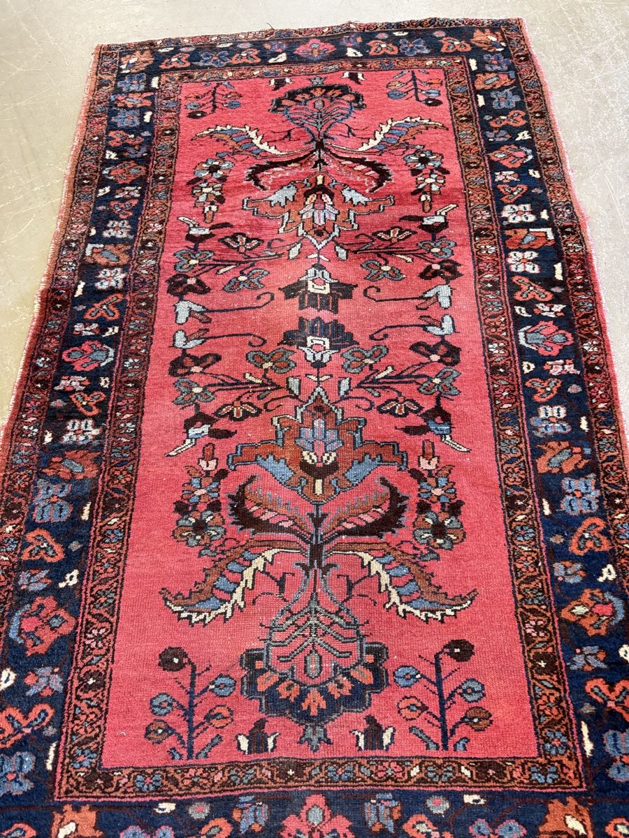 Tappeti: Persischer Teppich, rot-blau, vintage, echtes Einzelstuck! – Usato da Strengelbach venduto da RaenAntikDesign 1