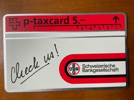 Taxcard 327L_02317 UBS ungebraucht