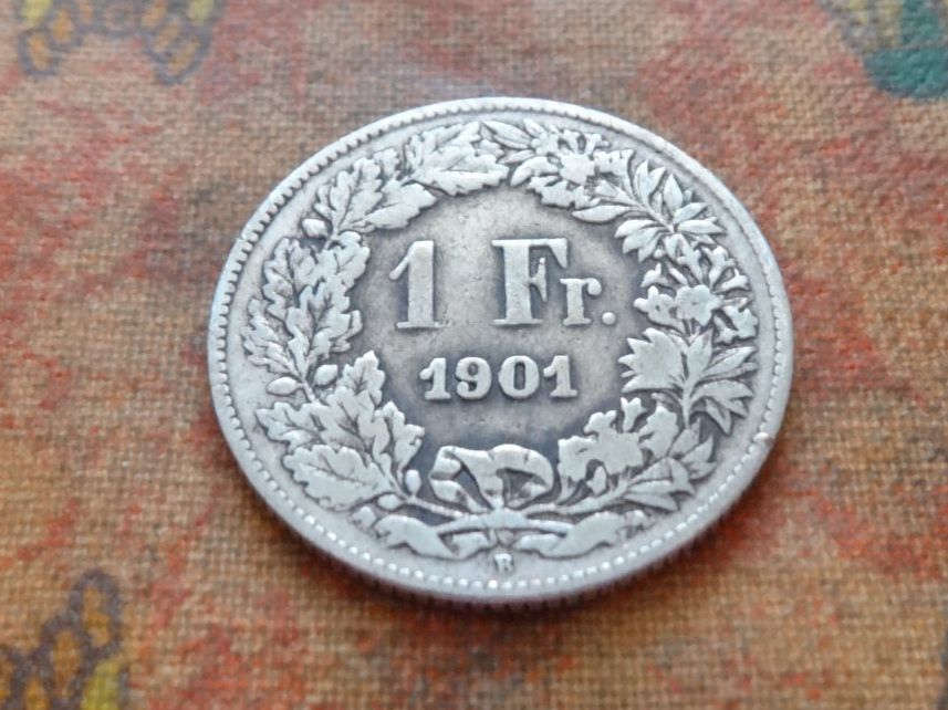 Tutti le monete: 1 Fr. 1901  (Y) – Usato da Romanel-sur-Lausanne venduto da Swift13