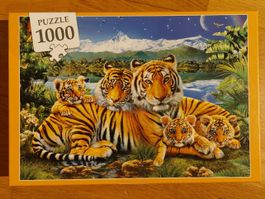 1000er-Puzzle Tiger