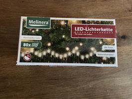 Melinera LED-Lichterkette 80 LEDs warmweiss Neu/ OVP