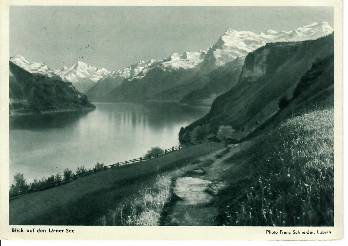 Ansichtskarten: Blick auf den Urner-See  1938 – Gebraucht aus Hochdorf von Ziegel-16