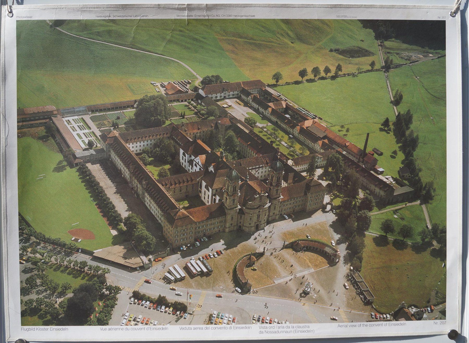 Foto & Immagini: Kloster Einsiedeln Schulwandbild Lehrtafel – Usato da Härkingen venduto da sammelbecken
