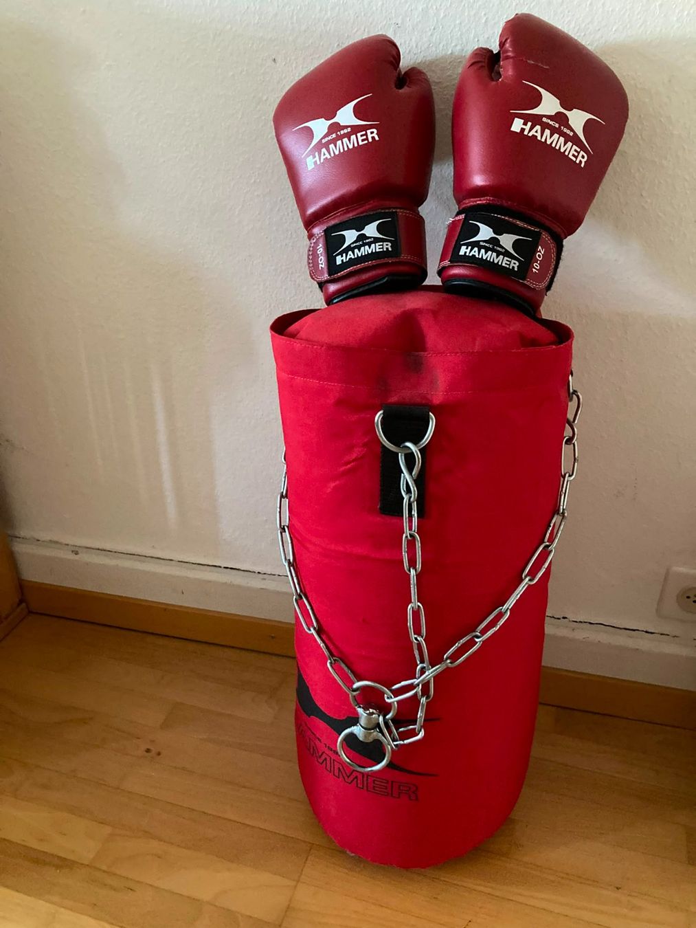 Sacchi da boxe: Boxsack Hammer 15 kg 60 cm – Usato da Aarau venduto da gm.98 1