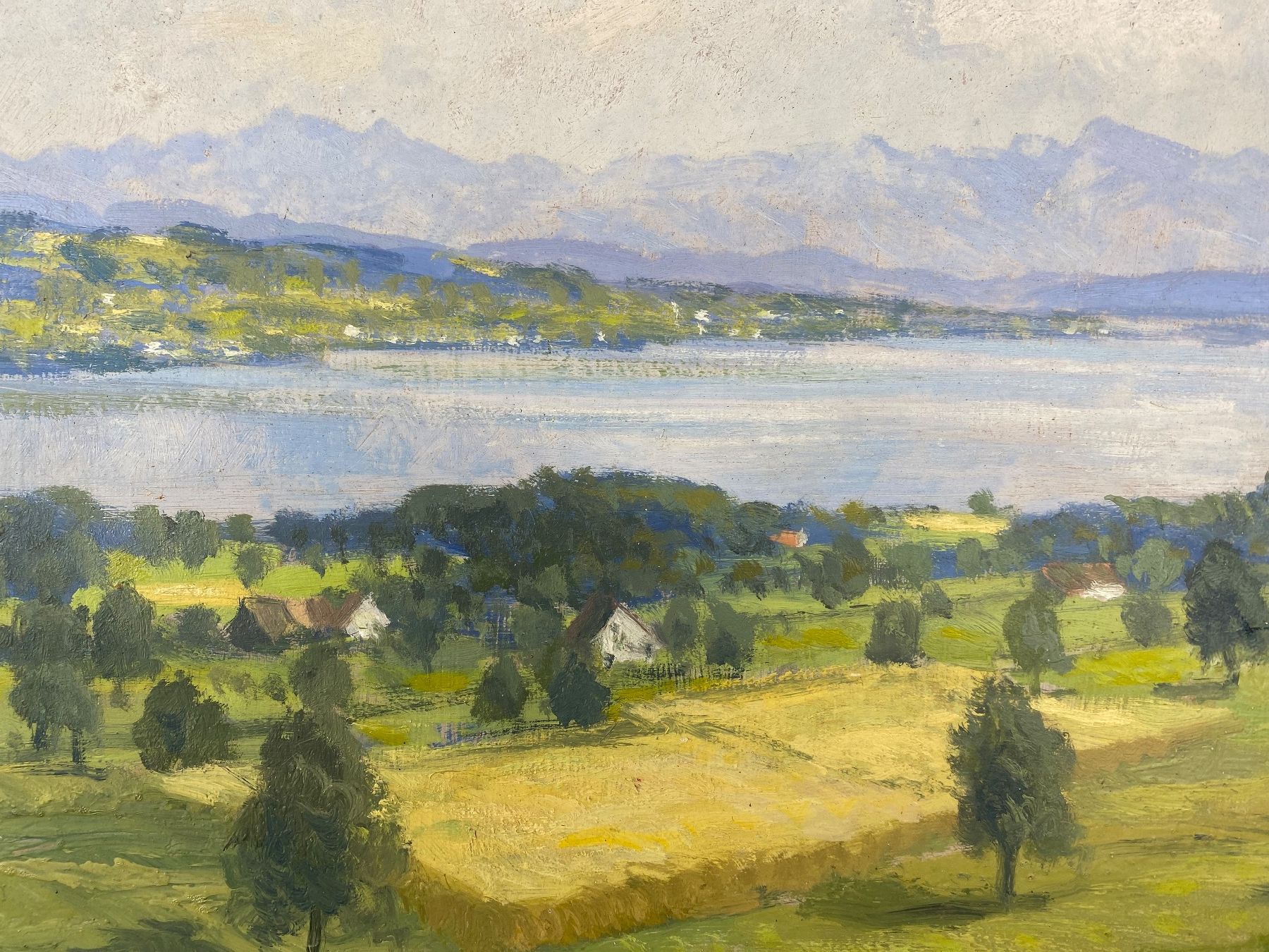 Dipinti: Max Keller - am Zürichsee – Usato da Basel venduto da bigmbh 2