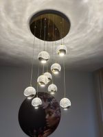 Deckenleuchte Kugeln Gold Glas Durchmesse 9cm 9-flammig gu