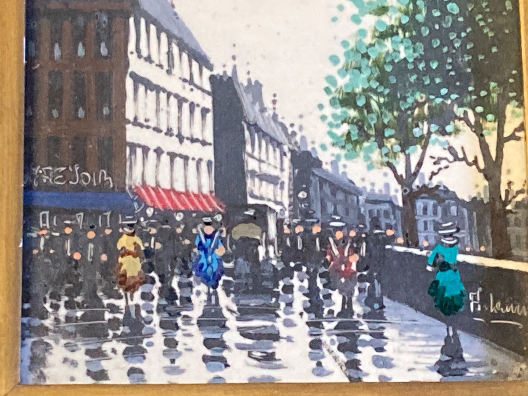 Dipinti: (mt) 2 Aquarelle Paris signiert – Usato da Bern venduto da Jwpm66 3