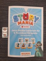 Migros Story Mania Tonie: 2 Sticker / Ab 1 Fr.