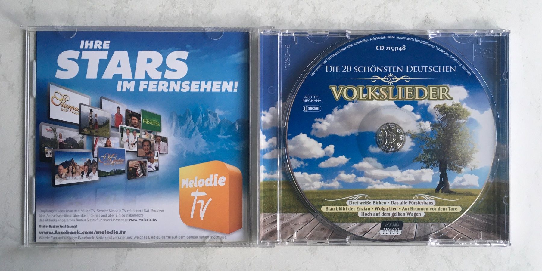 CD: CD. 20 Deutsche Volkslieder, neuwertig – Nuovo (secondo la descrizione) da Kriens venduto da Niklaus014 2