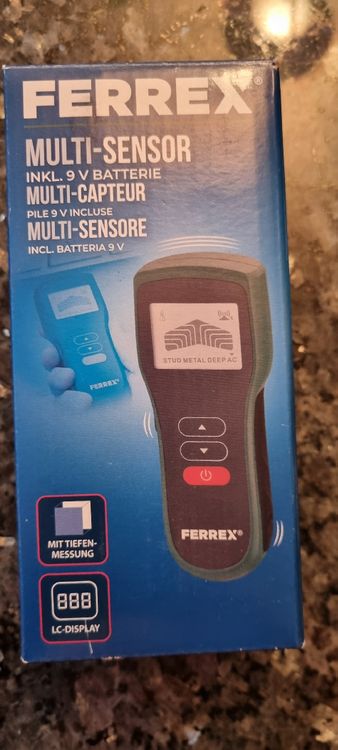 Ferrex Multi-Sensor – Finde Leitungen & Metall im Haus! (Neu (gemäss ...