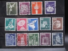 BRD 1975 / 76 Freimarken Industrie & Technik gest