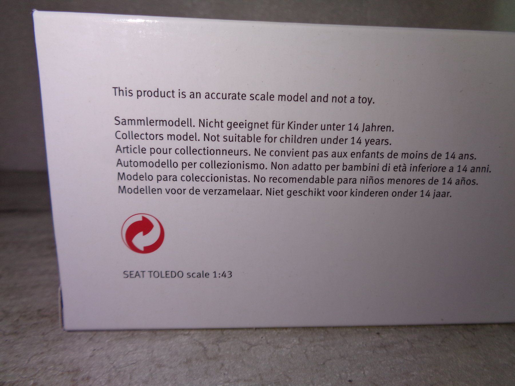 Seat Modellautos: Seat 1:43 Seat Toledo – Neu und originalverpackt aus Reconvilier von rallycar 5