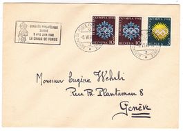 lettre de Chaux-de-Fonds BPA A449 pour Genève 5.VI.48