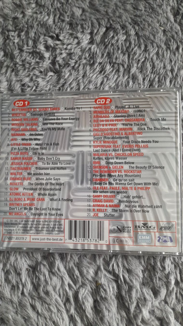 CD: JUST THE BEST  2/2001  COMPILATION  CD – Usato da Wetzikon ZH venduto da Ramones01 1