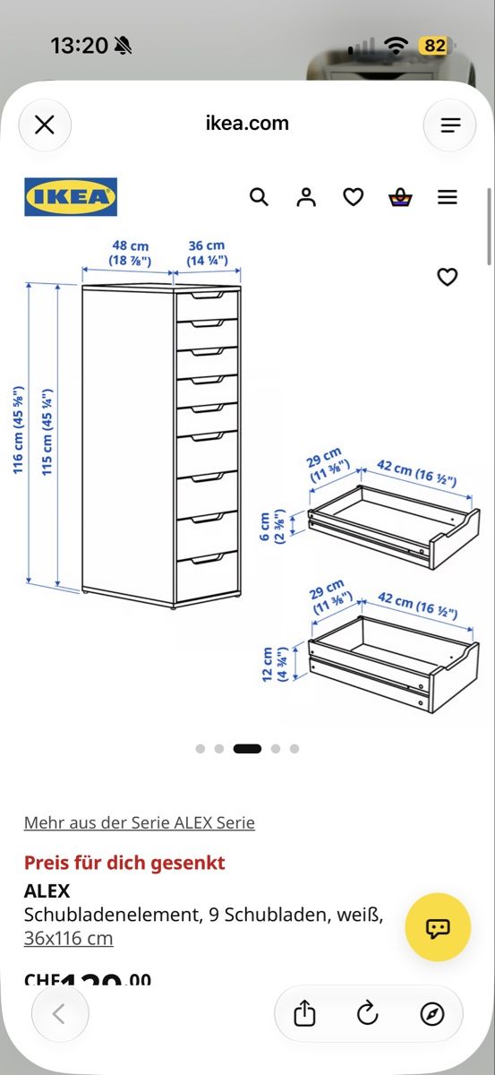 Ikea Cassettiere: IKEA ALEX Schubladenelement – Usato da Benglen venduto da Dubai1234 1