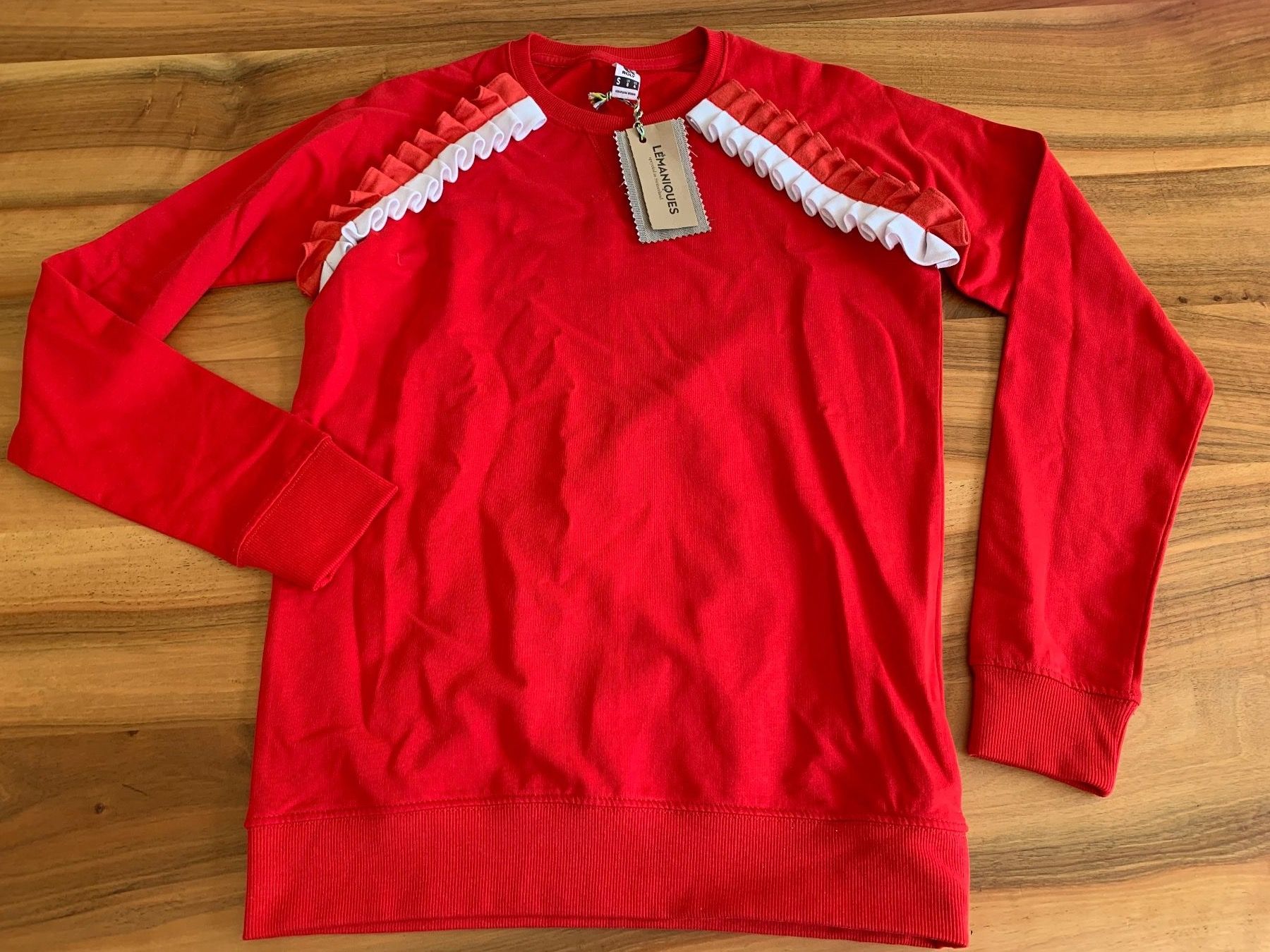 Maglioni & Felpe: LEMANIQUES cooler upcycled Pullover Grösse S **NEU** – Nuovo e nell'imballaggio originale da Meiringen venduto da littlered-ridinghood
