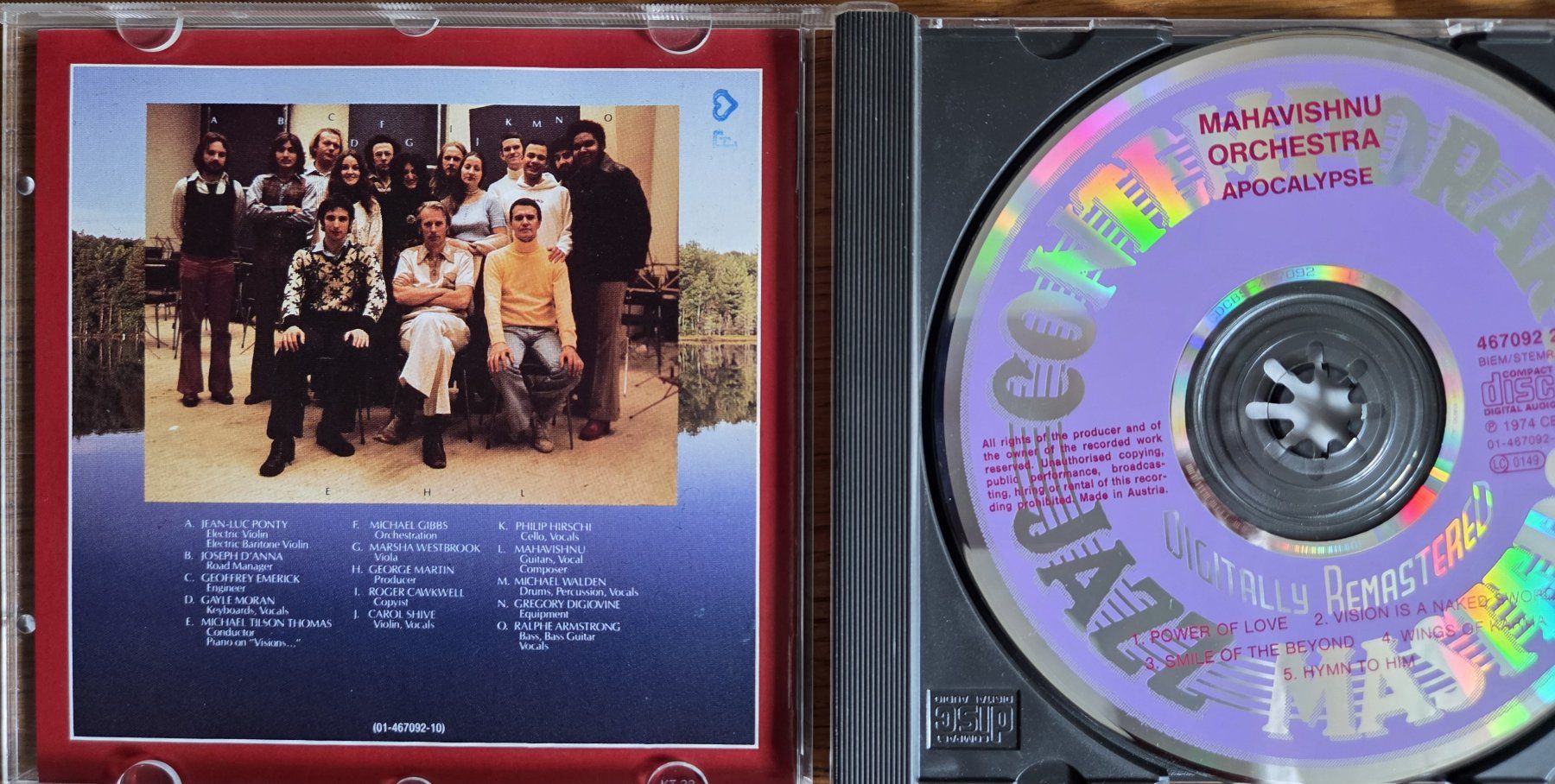 CD: Mahavishnu Orchestra - Apocalypse – Nuovo (secondo la descrizione) da Biberist venduto da Beaver58 1