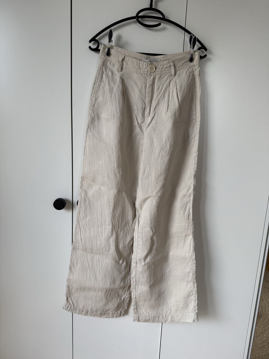 Mango Pantaloni: Mango Leinenhose Grösse 32 – Usato da Luzern venduto da Aistee 3