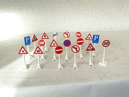 Lego 18 x Diverse Verkehrsschilder / 2