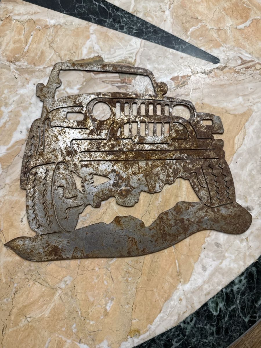Jeep Insegne: Jeep Metall Schild – Usato da Schaffhausen venduto da Ibag 1