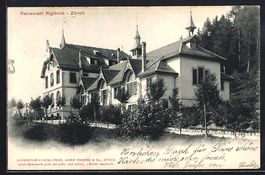 AK Zürich, Restaurant Rigiblick, 1905