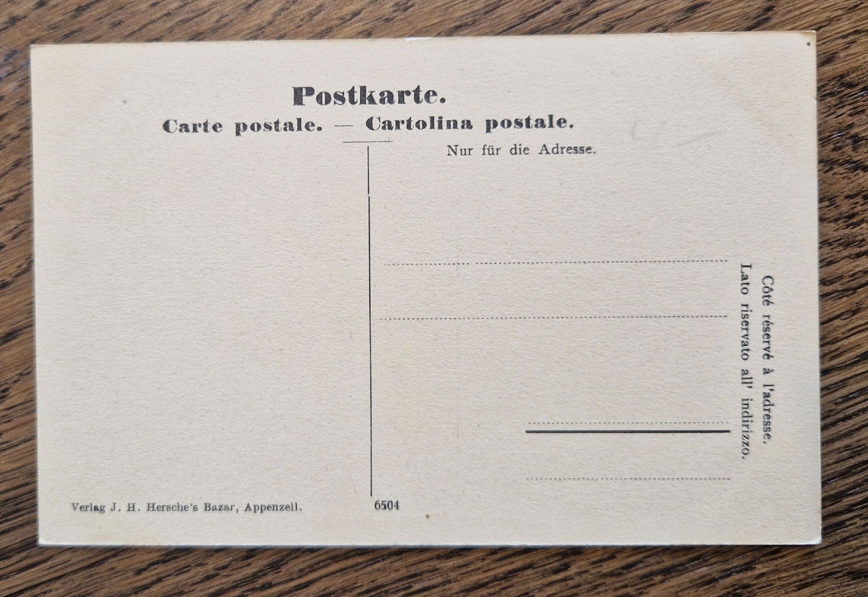 Cartoline postali: Inneres Pfarrkirche Appenzell – Usato da Ebikon venduto da Donar50 1