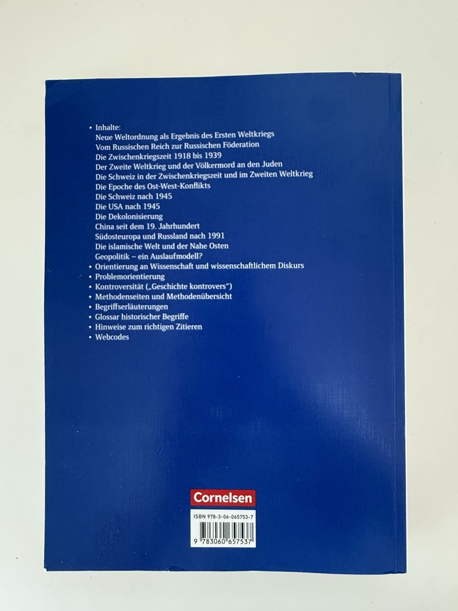 Libri: Schweizer Geschichtsbuch 2 & 3/4 Neue Ausgabe Cornelsen – Nuovo (secondo la descrizione) da Herrliberg venduto da eli_7shd 1