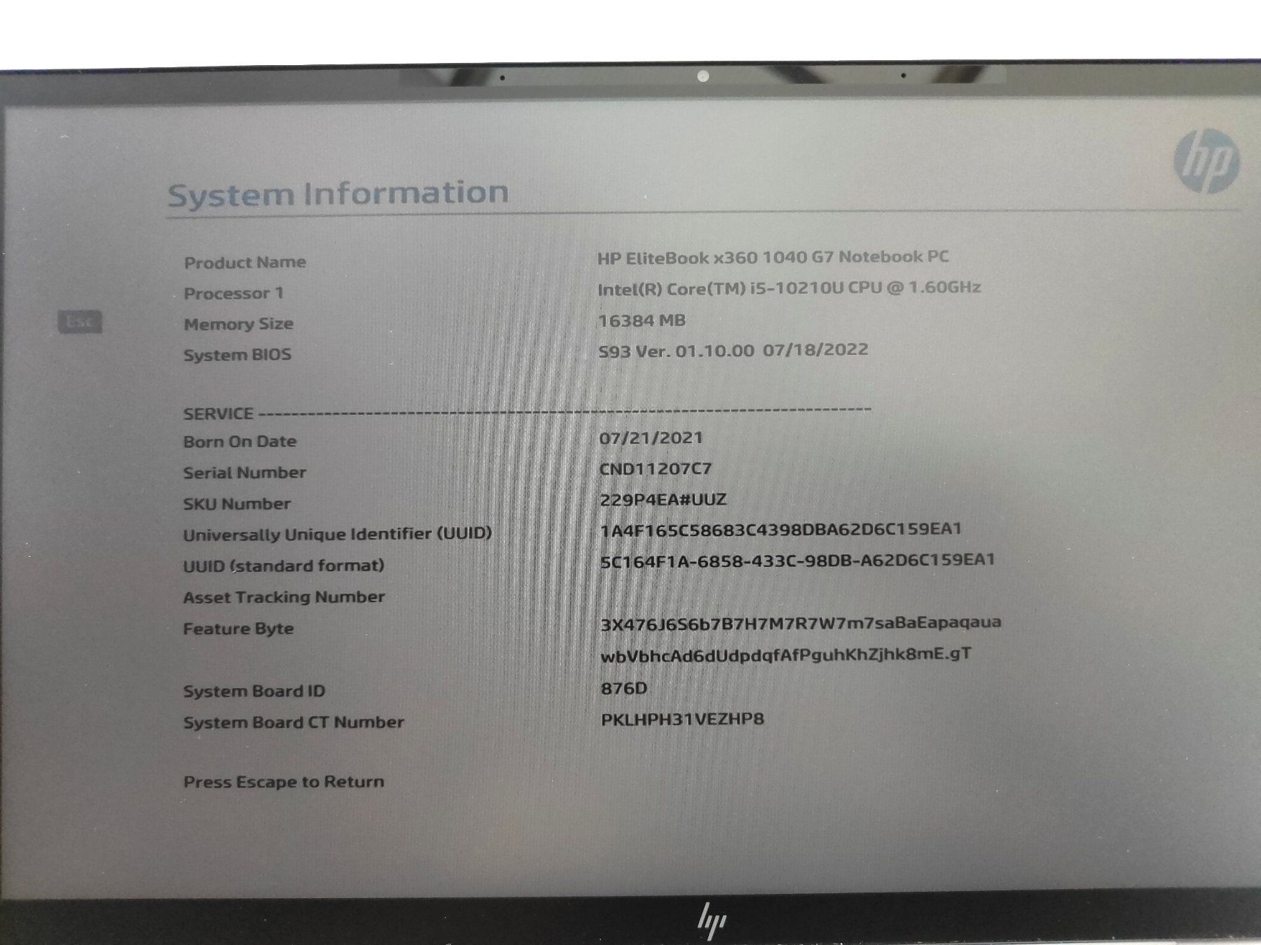 Hewlett Packard Notebook: HP Elitebook x360 1040 G7 Notebook PC – Usato da Zürich venduto da mobilix 1