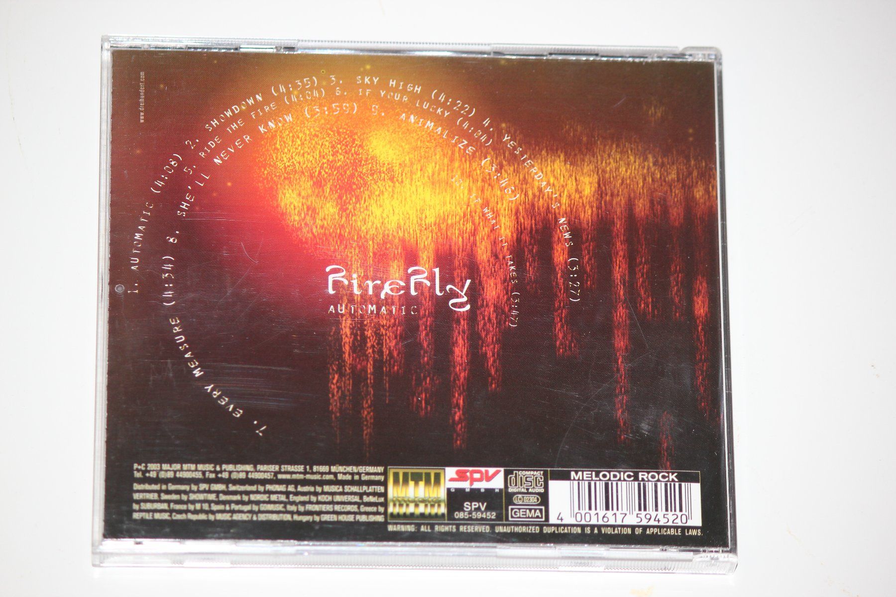 CD: FIREFLY - Automatic – Usato da Wichtrach venduto da LuckyLuke69 1