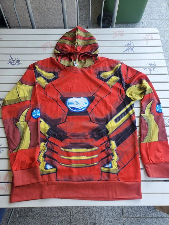 Marvel Avengers Jongens Sweatshirt met capuchon | Tweekleurige hoodie met superheldenprint voor kinderen in grijs | Film Film Art Merchandise Cadeau
