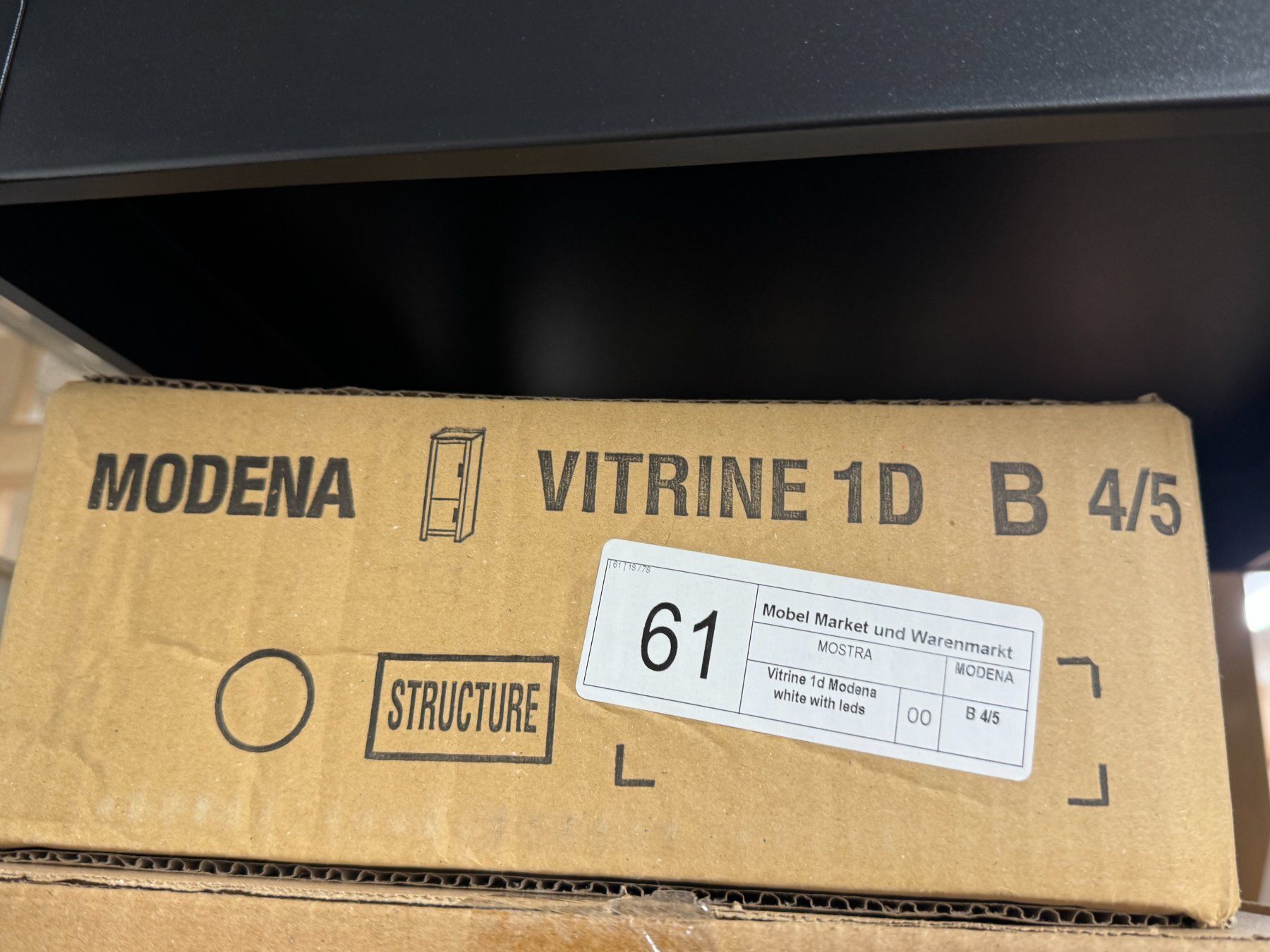 Vetrine: Vitrine, Weiss, 180 cm hoch – Nuovo e nell'imballaggio originale da Spreitenbach venduto da AR0102 4