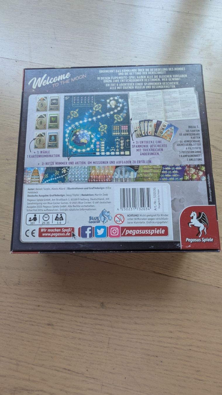 Jeux: Welcome to the moon – D'occasion à Therwil par sep_x8pw 3